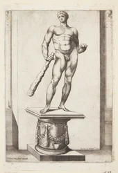 Hercules with the Golden Apples of the Hesperides