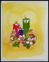 Mice with Candles