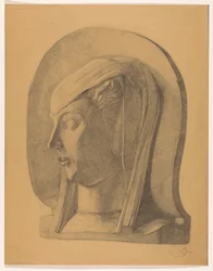 Head of a Veiled Woman