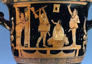 Red-figure Bell Krater (detail)