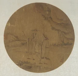 Landscape: Two Figures