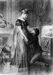 Illustration for Confession of Child Of Century, novel by Alfred de Musset