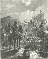 Pope Innocent III preaching the Albigensian Crusade