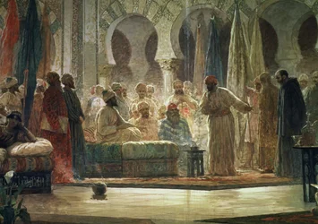 Abd al-Rahman III (891-961) Receiving the Ambassador