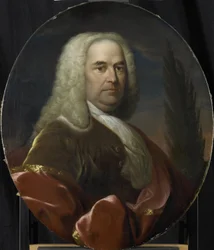 Portrait of Hugo du Bois, Director of the Rotterdam Chamber of the Dutch East India Company, Elected 1734
