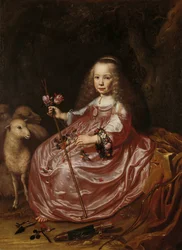 Portrait of Clara Alewijn, Daughter of Abraham Alewijn and Geertruid Hooftman