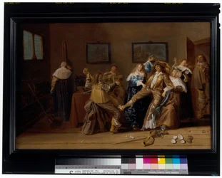 A Merry Company in an Interior