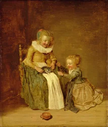 Children with a Cat, 1631