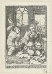 Saint Elizabeth of Hungary Giving Alms to a Cripple