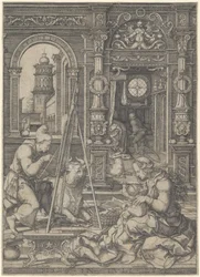 Saint Luke Painting the Virgin, 1526