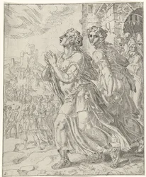 Judith and Her Maid Leaving Bethulia (series title: Judith and Holofernes)