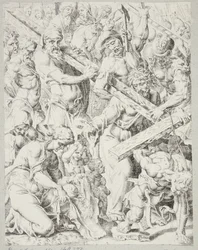 Christ Bearing the Cross and the Miracle of Veronica