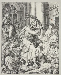 Christ Driving the Moneychangers from the Temple