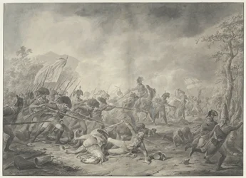Capture of the Russian General Hermann during the Battle of Bergen, 1799