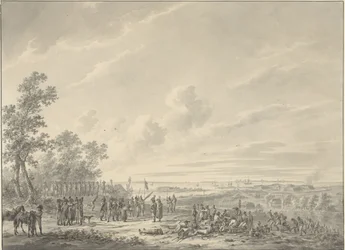 The Scheldt Fortified by French Troops