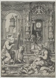 St. Luke Painting the Virgin
