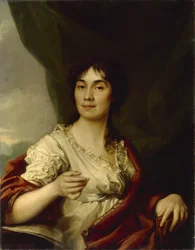 Portrait of Countess Anna Stepanovna Protasova 1745-1826, c. 1800