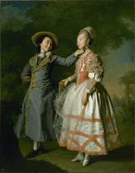 Portrait of Catherine Khrushcheva and Princess Catherine Khovanskaya