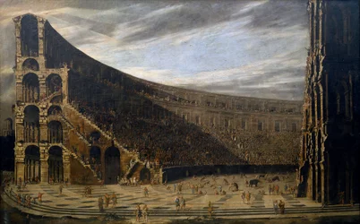 Perspective of a Roman Amphitheatre