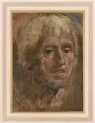 Head of an Old Man with Open Mouth