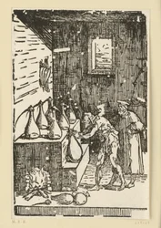 The Distillation by the Chemist or Alchemist. From the series 