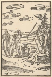 Vulcan Brings the Metals to the Place of Their Processing, Plate 5 from the Series 