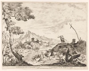 Landscape with Shepherds and Cattle