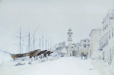 View of Weapons at Taggia, ca 1860
