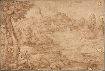 Saint Jerome in a Landscape