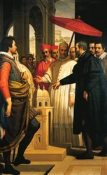 Michelangelo Presenting the Model for the Completion of St Peter