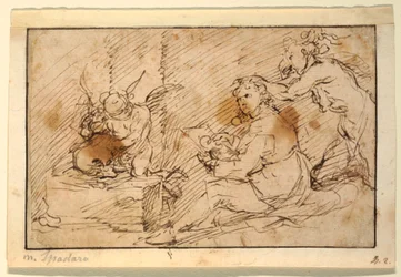 Seated Artist
