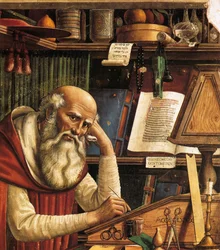 Saint Jerome in his Study (detail)