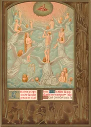 Angels Present to God the Souls of the Newly Elected, Early 16th Century