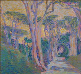 Pine forest in Portofino, c.1920