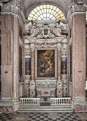 Annunciation, Altar, Sixth Chapel, c.1679