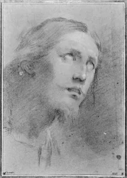 Head of Christ, Three-Quarter View to the Right