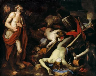 Job and His Children, c. 1650