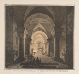 Notable Buildings of the Middle Ages in Germany: St. Margarets Chapel in the Imperial..., 1819