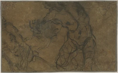 Two Male Figures in Motion