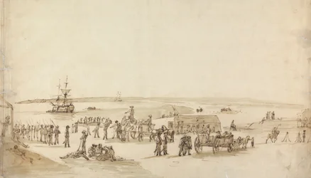 Troops Disembarking