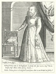 Helena Antonia of Liege, the bearded female court dwarf of Maria of Austria, Holy Roman Empress