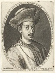 Sigismund Bathory, Prince of Transylvania. From Atrium heroicum, Augsburg