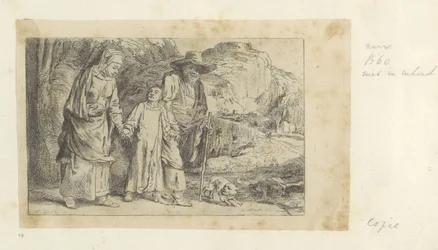 Christ Returning from the Temple with Joseph and Mary