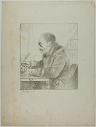 Portrait of Volney Dipping his Pen