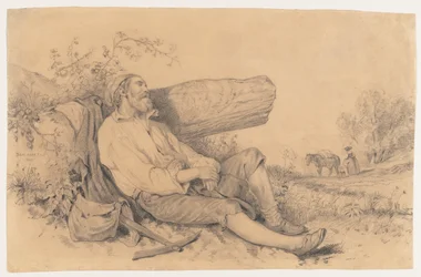 Sleeping Field Worker