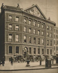 Offices of The Times in Queen Victoria Street Near an Historic Site