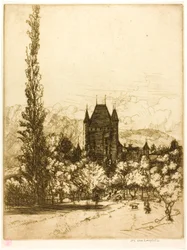 A Castle in Thun, Switzerland