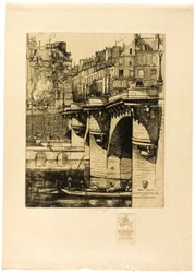 Le Pont Neuf, Paris (with remarque)