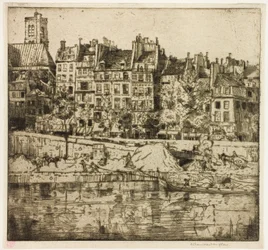 Quay of the City Hall, Paris