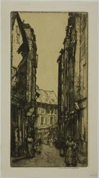 Rue des Halles, Vannes, Brittany